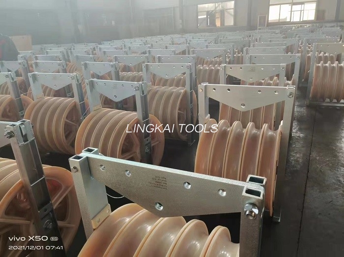 508 x 75 mm tříramenné převodové vedení Mc Nylonový vodič String pilotní blok