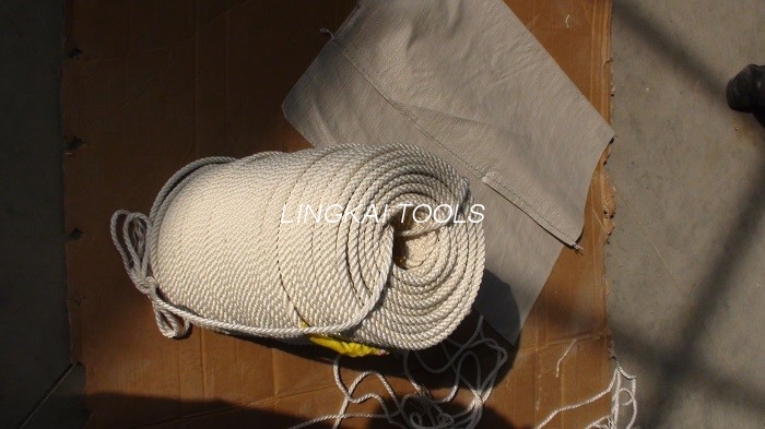 Weave Silk Insulated Lane Lehká konstrukce Bezpečnostní lano pro navlékání vrchního lana