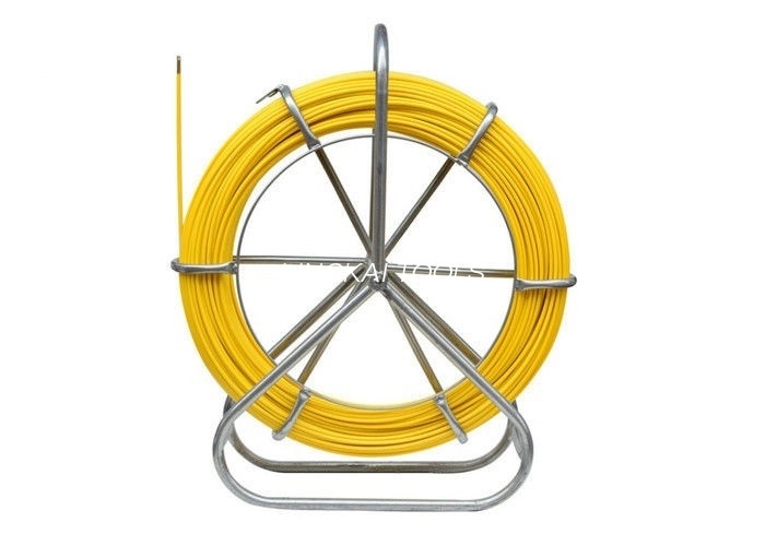 Přenosné žluté podzemní kabelové nástroje, 4 ~ 16 mm sklolaminátová trubková tyč