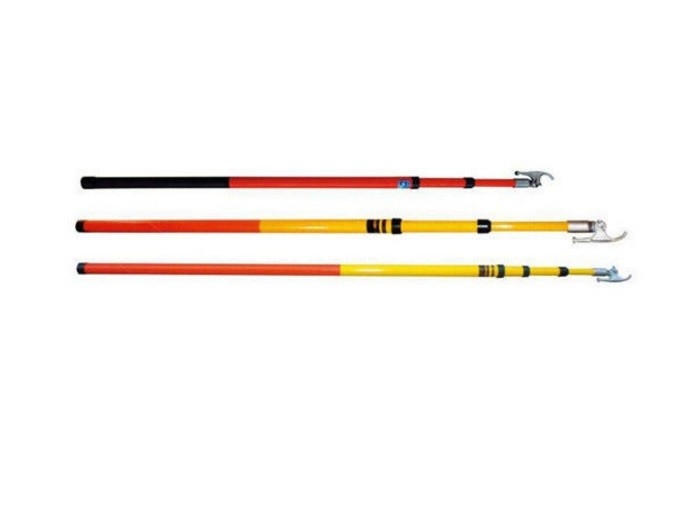 Napětí 500 kV 7,5M elektrická izolace Hot Stick Teleskopické sklolaminát