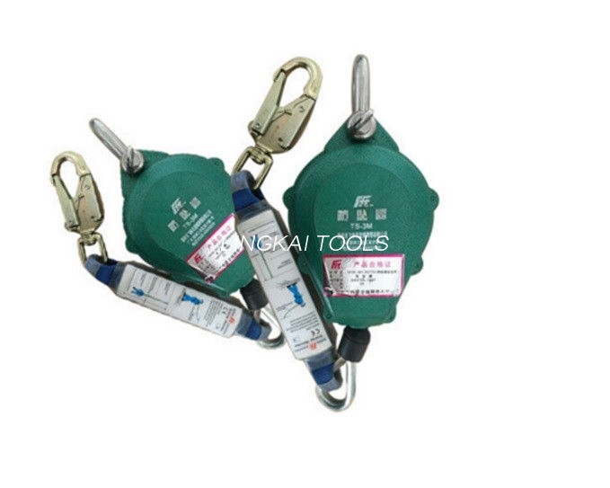 Lanyard bezpečnostního postroje kladkostroje, bezpečnostní lano proti pádu, které tlumí nárazy