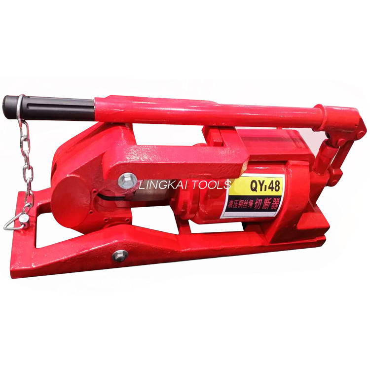QY48 20T Hydraulická řezačka drátěných lan / řezačka ocelových lan 0,3L Kapacita oleje