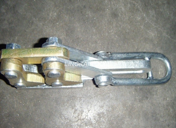 25-50GJ Steel Strand Tools SKDS / 10 KN Dual Cam Zemní ocelový chapač