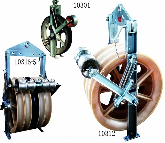 Řetězové nástroje pro přenosové vedení s průměrem 508 mm Zemnící válec Stringing Block