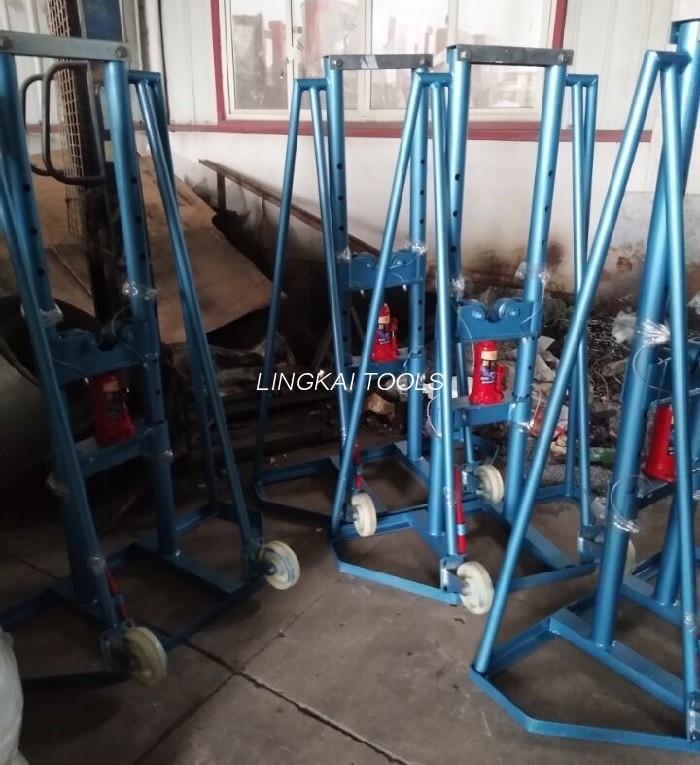 Hydraulický vysokozdvižný zdvihák vřetena 10T pro přenášení navijáku kabelu