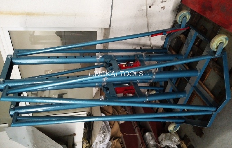 Profesionální stojan na cívku 5 tun / 10 tun Vysoce výkonný stojan na hydraulický kabelový buben