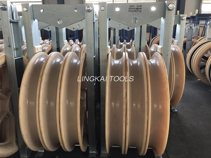 660mm Nylonové válečky Výpletové bloky pro nadzemní kabel