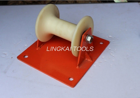 Flat Trench Electrical Cable Roller Přímý kabelový válec s ocelovou deskou